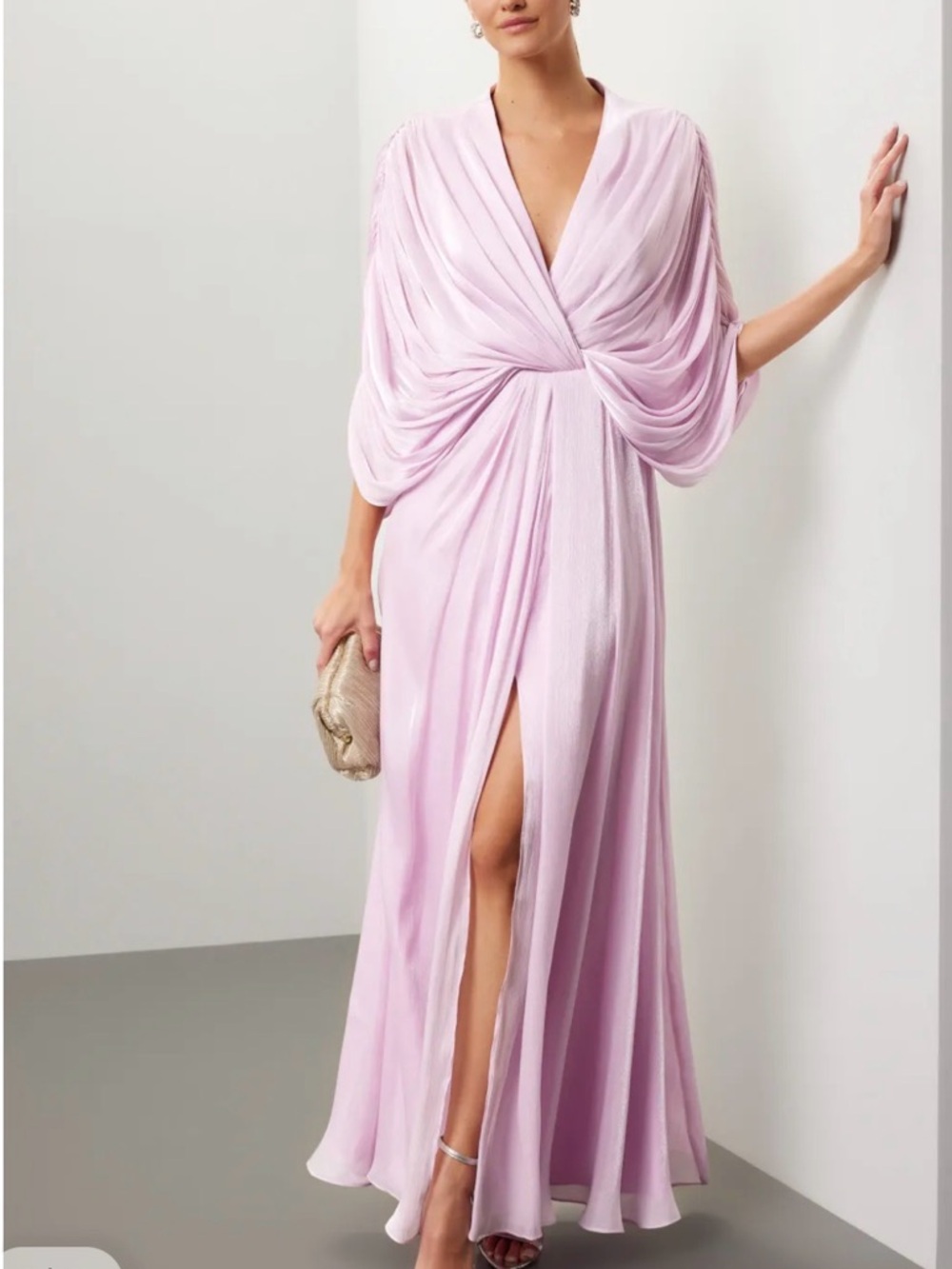 Summer Lavender wedding guest dress! Free shipping